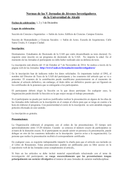 Lista de estudiantes aceptados al programa I2Q - 2015