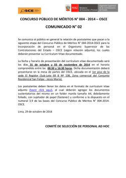 CENSO ELECTORAL FACULTAD DE ARTES Y HUMANIDADES