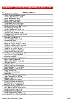 Invitaci&oacute;n de minima cuant&iacute;a N&ordm; 1 de 2015.