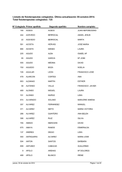 Solicitud de mantenimiento - Colegio de Profesionales en Ciencias
