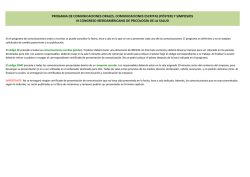 Contenido del Programa