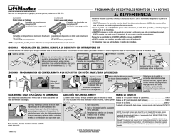 ADVE ADVER ADVERTENCIA - LiftMaster