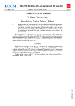 C) Otras Disposiciones - Sede Electr&oacute;nica del Boletin Oficial de la