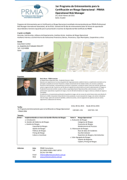 Curso PRMIA 2014 Ecuador.xlsx - Prime Consultores