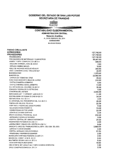 GOBIERNO DEL ESTADO DE SAN LUIS POTOS&Iacute; SECRETAR&Iacute;A DE