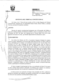 1 IIIIIIIIIIIIII1111 111 1 - Tribunal Constitucional del Per&uacute;