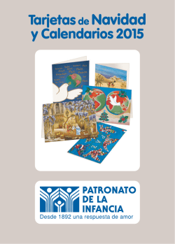 Descargar Cat&aacute;logo completo - Patronato de la Infancia