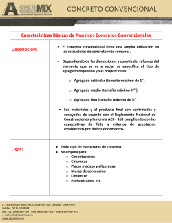 CONCRETO CONVENCIONAL - ASISAMIX