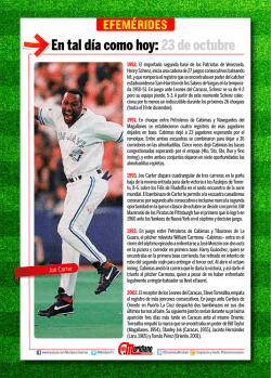 Efemerides 23 octubre - Meridiano