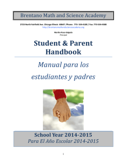 Parent Programs - Brentano Math and Science Academy