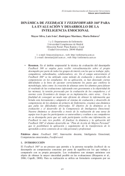 din&aacute;mica de feedback y feedforward 360&ordm; para la - of ABACUS