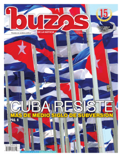 No. 634 Cuba resiste m&aacute;s de medio siglo de - Revista Buzos