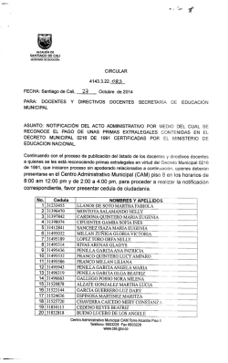 descargar en pdf circular 083 sem primas extralegales - Sutev Valle