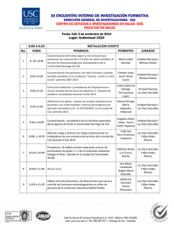 Santiago de Cali, - USC