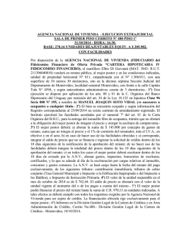 capit&aacute;n tula 4594 apto. 011 - Agencia Nacional de Vivienda