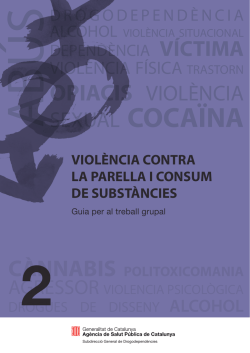 2 viol&egrave;ncia contra la parella i consum de subst&agrave;ncies - Drogues