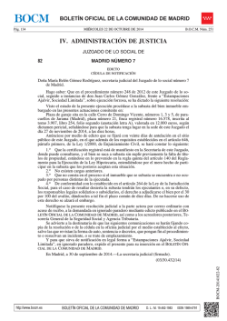 IV. ADMINISTRACI&Oacute;N DE JUSTICIA - Sede Electr&oacute;nica del Boletin