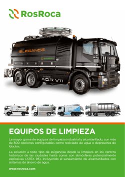 EQUIPOS DE LIMPIEZA - Ros Roca