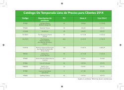 Cat&aacute;logo De Temporada Lista de Precios para - Young Living