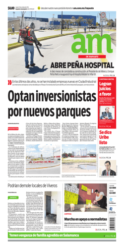 ABRE PE&Ntilde;A HOSPITAL - Peri&oacute;dico a.m.