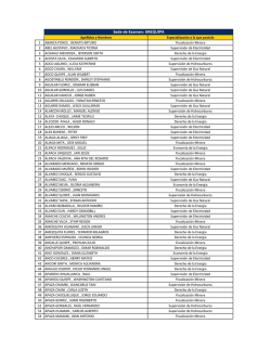 Sede de Examen: AREQUIPA - Osinergmin