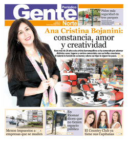 constancia, amor y creatividad - gente norte