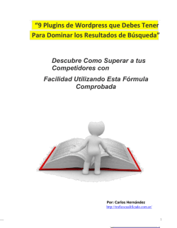 &ldquo;9 Plugins de Wordpress que Debes Tener Para Dominar los