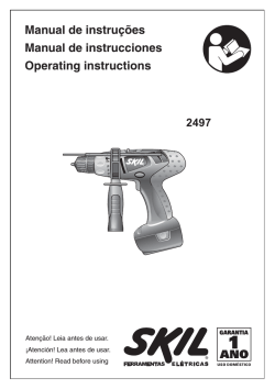 Manual de instru&ccedil;&otilde;es Manual de instrucciones - Kwead.com