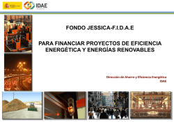Presentaci&oacute;n FONDO JESSICA - F.I.D.A.E.