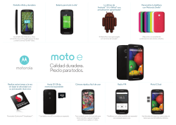Calidad duradera. Precio para todos. - Motorola Insiders