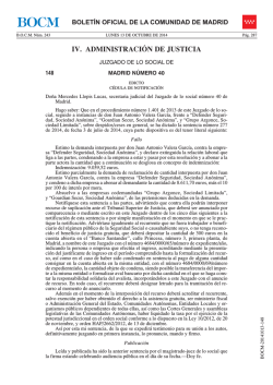 IV. ADMINISTRACI&Oacute;N DE JUSTICIA - Sede Electr&oacute;nica del Boletin