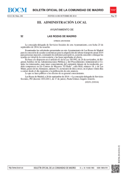 PDF (BOCM-20141016-52 -1 p&aacute;gs -70 Kbs) - Sede Electr&oacute;nica del