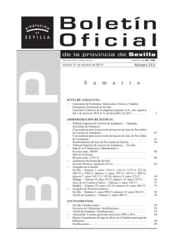 S u m a r i o - Diputaci&oacute;n de Sevilla