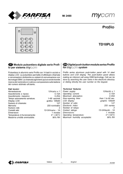 TD10PLG - Aci Farfisa