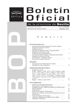 S u m a r i o - Diputaci&oacute;n de Sevilla