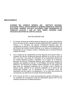 Punto 3 - Instituto Nacional Electoral