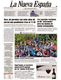 Toro, de permiso con ocho a&ntilde;os de c&aacute;rcel a&uacute;n pendientes - aXmag