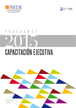 Descargar folleto. - ISEDE