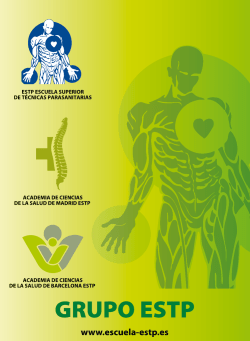 Libro de cursos 2014 - Escuela Superior de T&eacute;cnicas Parasanitarias