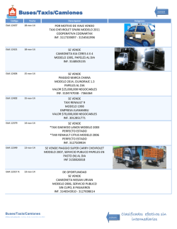 Varios / Buses, Taxis Camiones - Amorel Pasto
