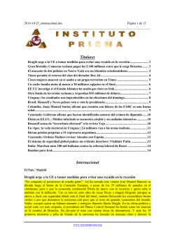 Titulares Internacional - institutoprisma.org