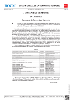 D) Anuncios - Sede Electr&oacute;nica del Boletin Oficial de la Comunidad
