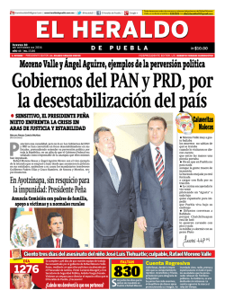 Moreno Valle y &Aacute;ngel Aguirre, ejemplos de la perversi&oacute;n pol&iacute;tica