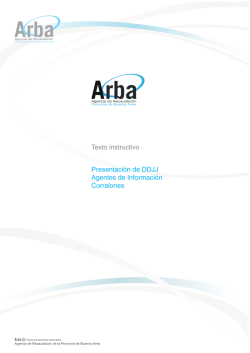 instructivo corralones - Arba