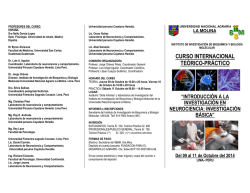 triptico - Universidad Nacional Agraria La Molina