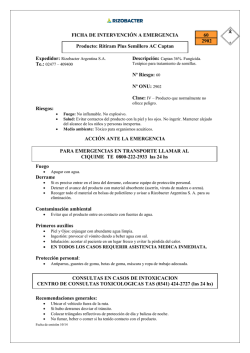 FICHA DE INTERVENCI&Oacute;N A EMERGENCIA 60 2902 - Rizobacter