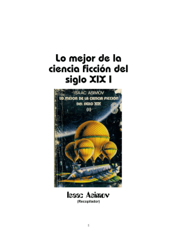 Lo mejor de la ciencia ficci&oacute;n del siglo XIX I