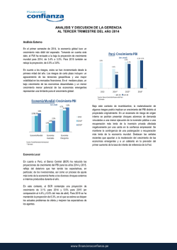 Econom&iacute;a Mundial: Crecimiento PBI - SMV