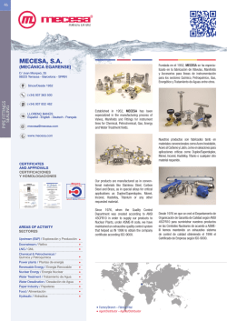 MECESA, S.A. - Fluidex