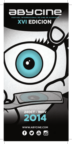 Descarga el programa de Abycine 2014